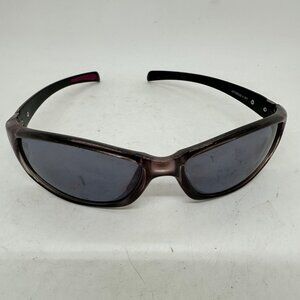 Iron Girl Womens Wraparound Sunglasses  Black Lenses